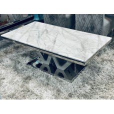 Majestic Grey Marble Coffee Table