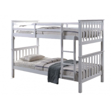 WB2001 WHITE BUNK BED